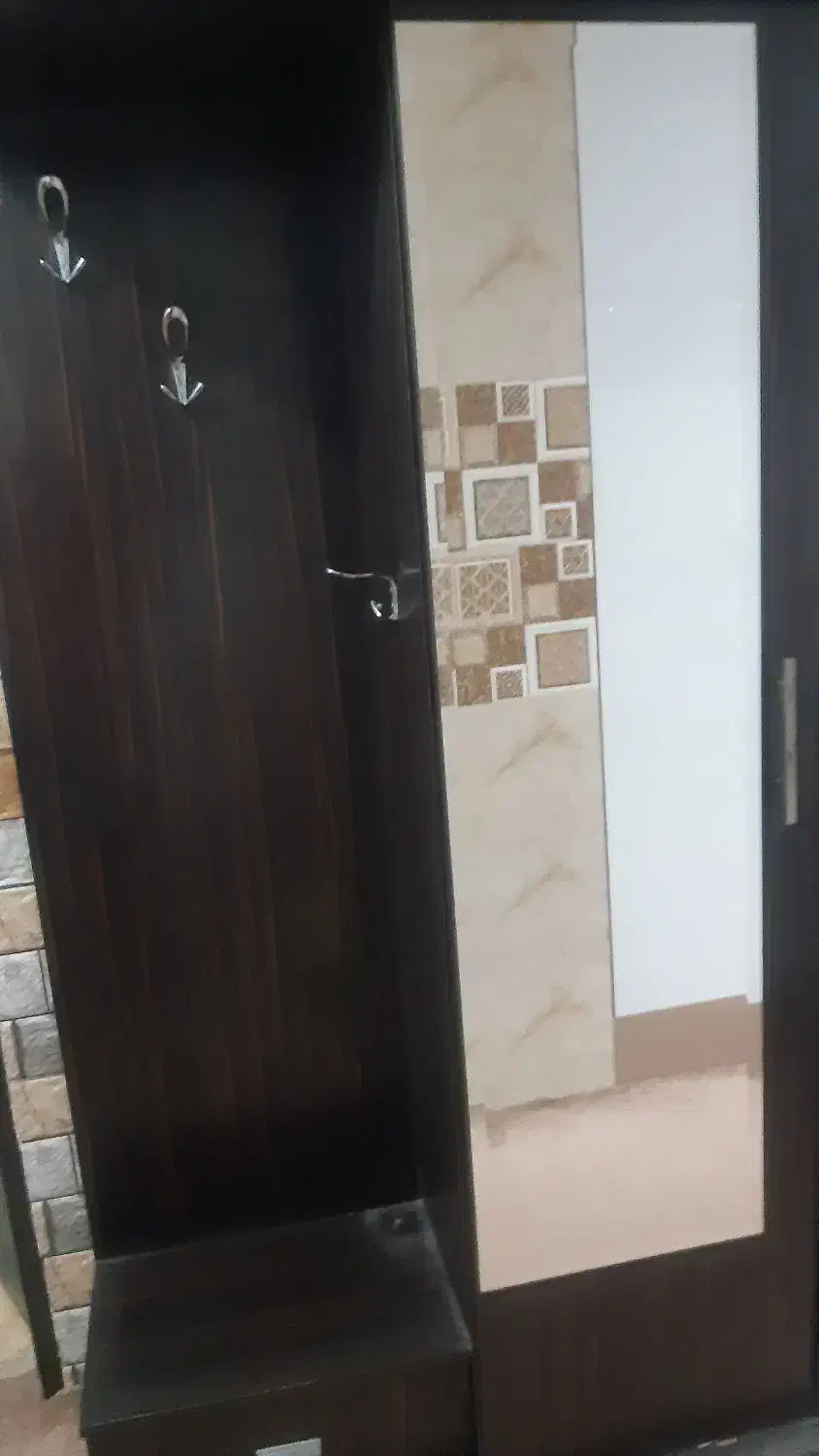 کمد و چوب لباسی ۸طبقه آینه دار|جاکفشی، کمد، دراور|جهرم, |دیوار