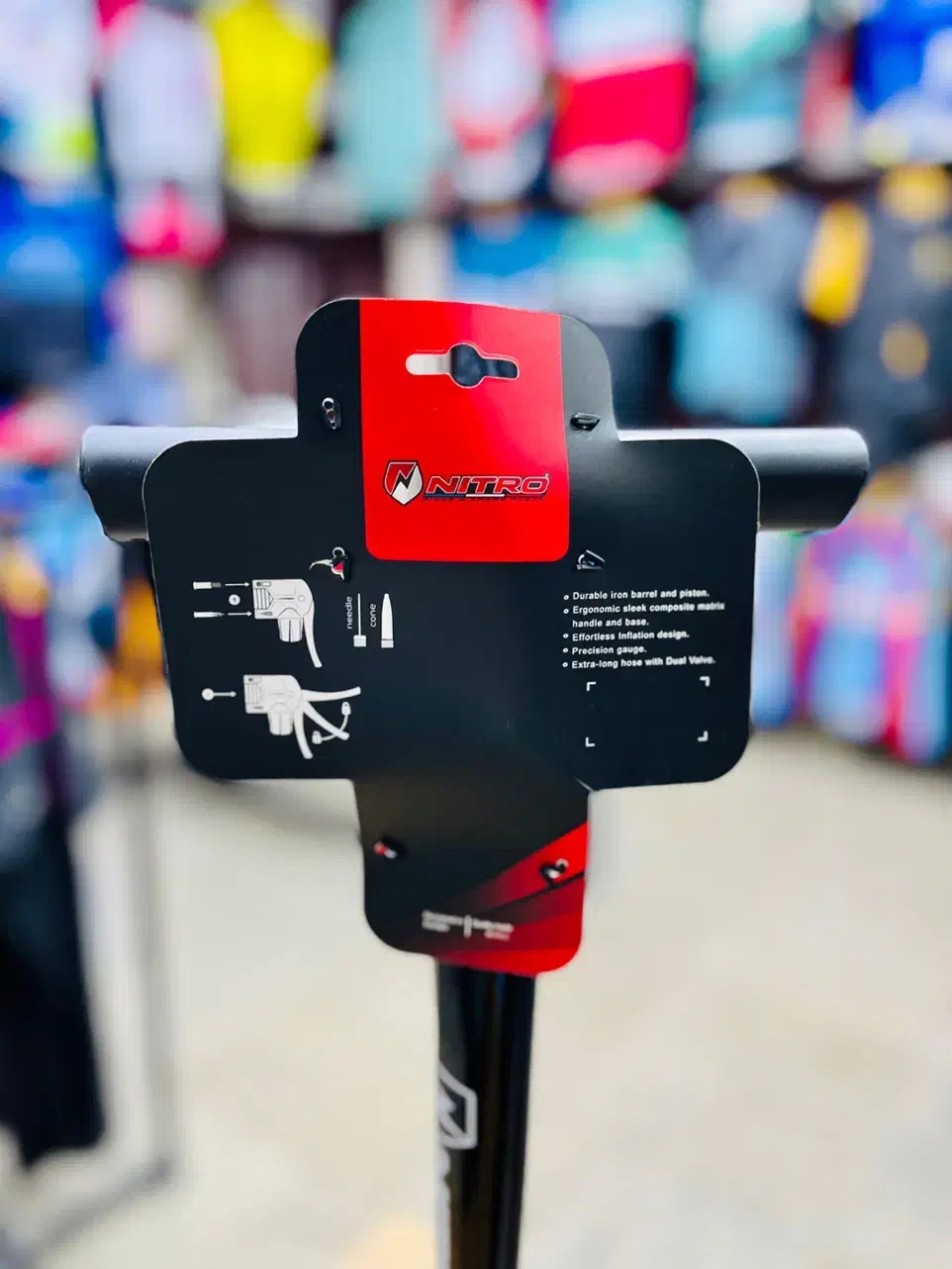 تلمبه ایستاده درجه دار NITRO|دوچرخه، اسکیت، اسکوتر|تبریز, |دیوار