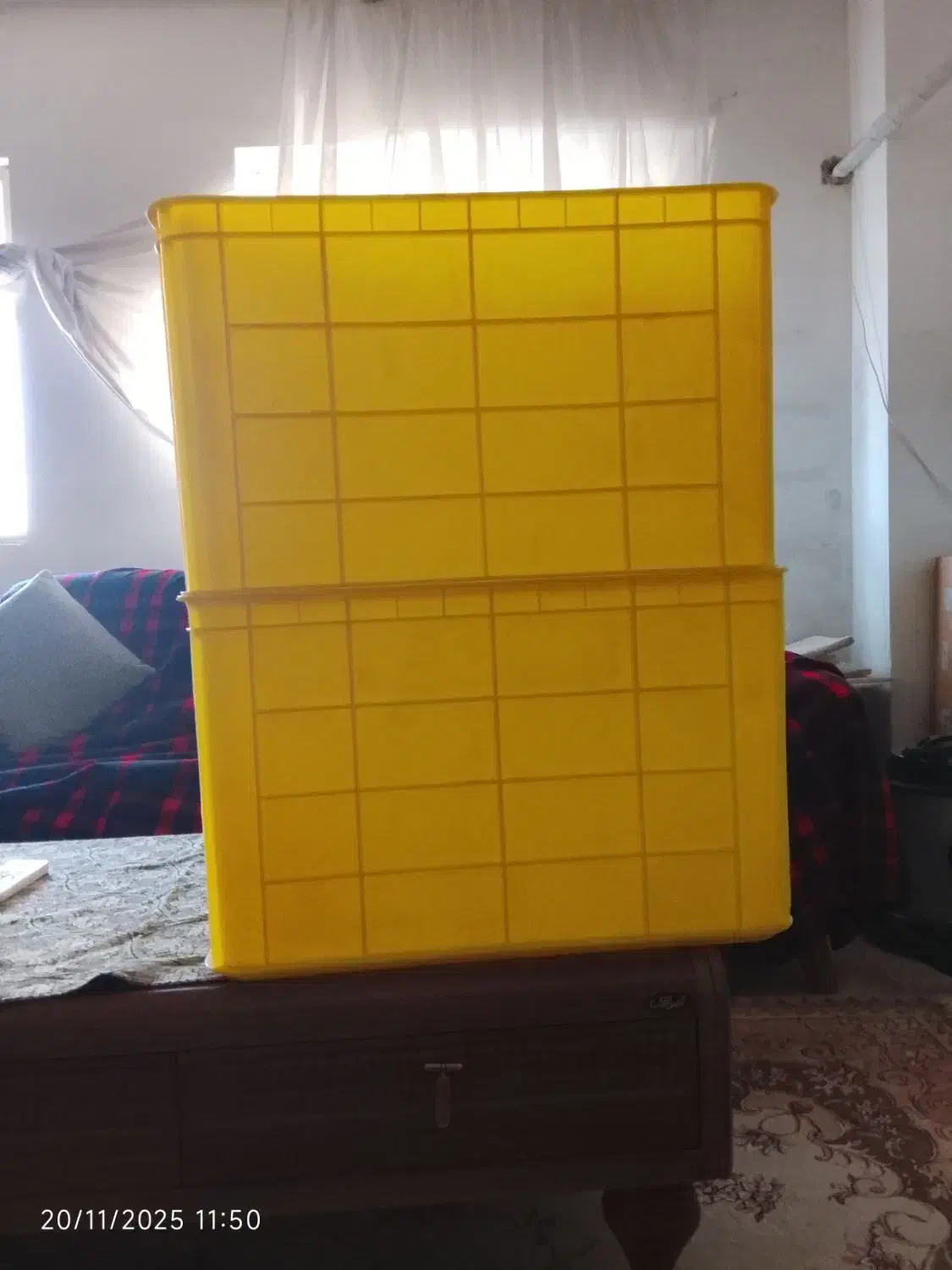 سبد درب دار صنعتی|ظروف نگهدارنده، پلاستیکی، یک‌بارمصرف|فومن, |دیوار