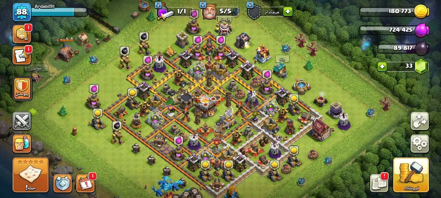 اکانت کلش|کنسول، بازی ویدئویی و آنلاین|بندر ماهشهر, |دیوار