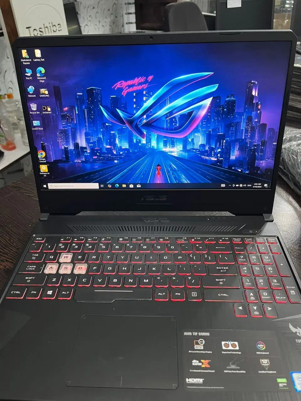 لپتاپ asus tuf Gaming نسل9Hگرافیک1650ti|رایانه همراه|شهرکرد, |دیوار
