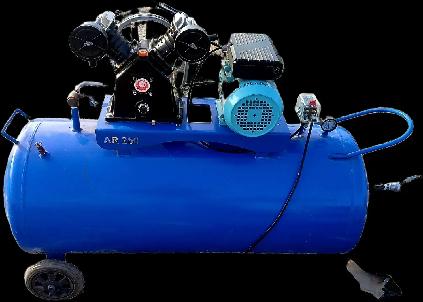 پمپ باد دوسیلندر ۲۵۰ نو|ابزارآلات|مشهد, پورسینا|دیوار