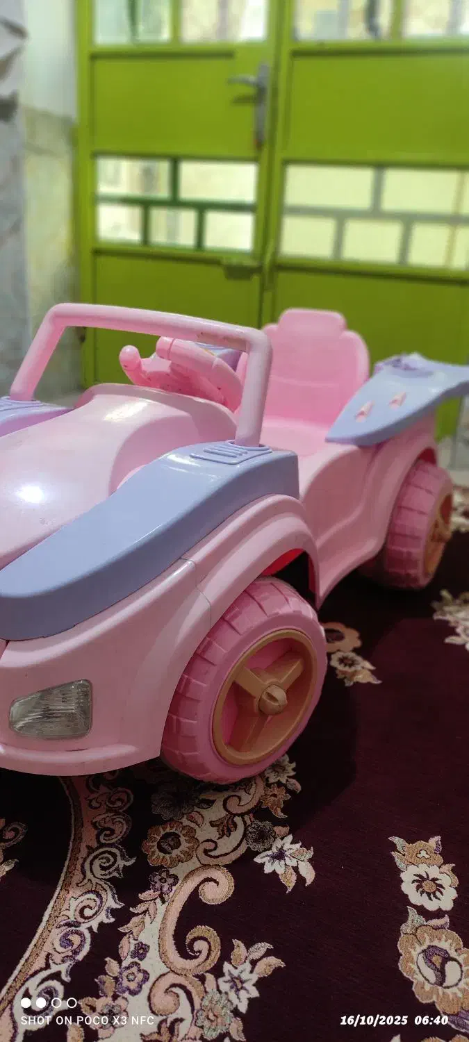 ماشین شارژی دخترونه بدون باتری|اسباببازی|خورموج, |دیوار