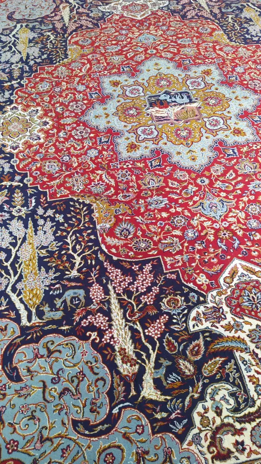 یک تخته فرش 12متری سالم وتمیزخوشنقشه|فرش|ساوه, |دیوار