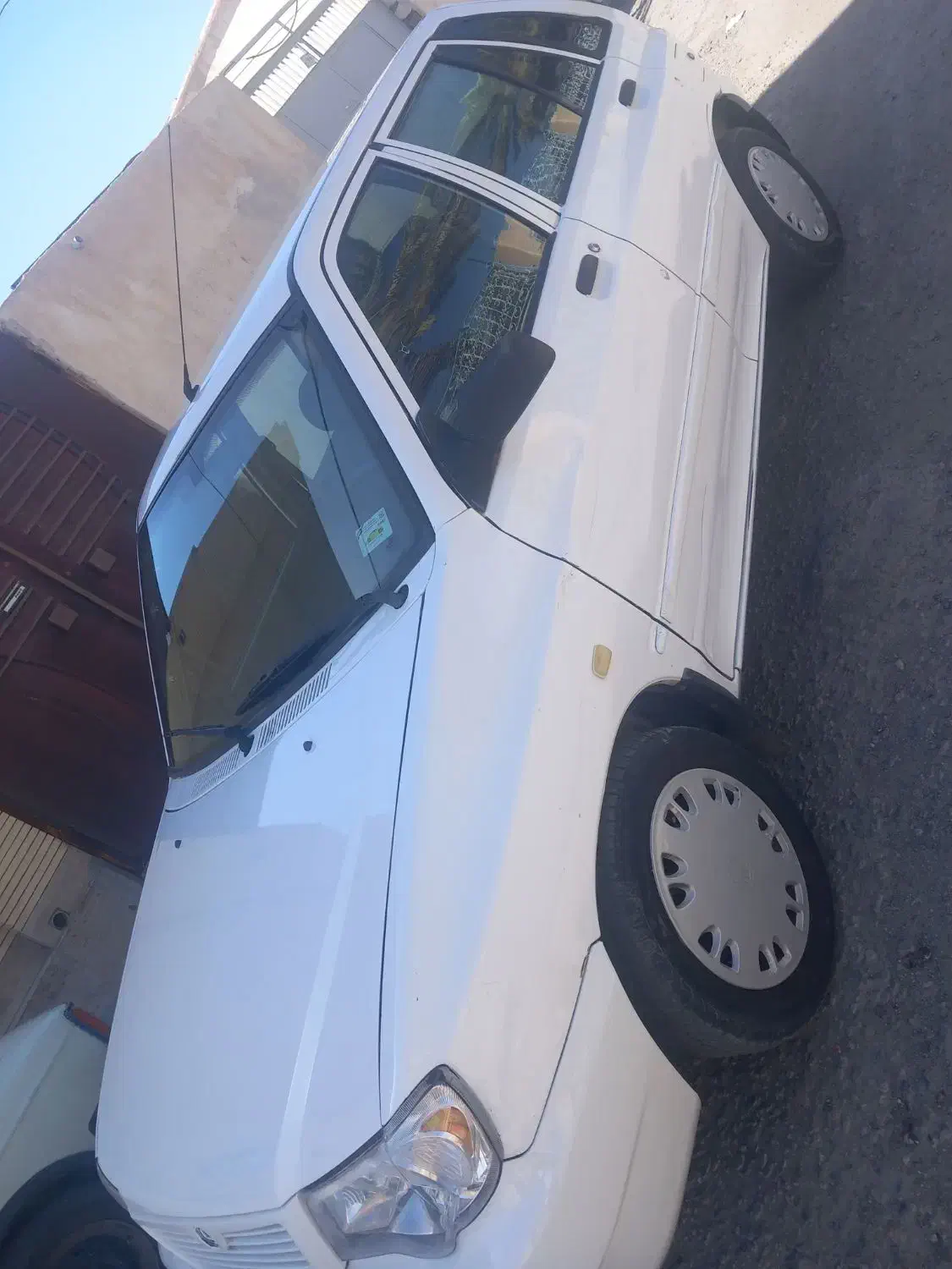 پراید۱۱۱ سفید ۹۶|خودرو سواری و وانت|جیرفت, |دیوار