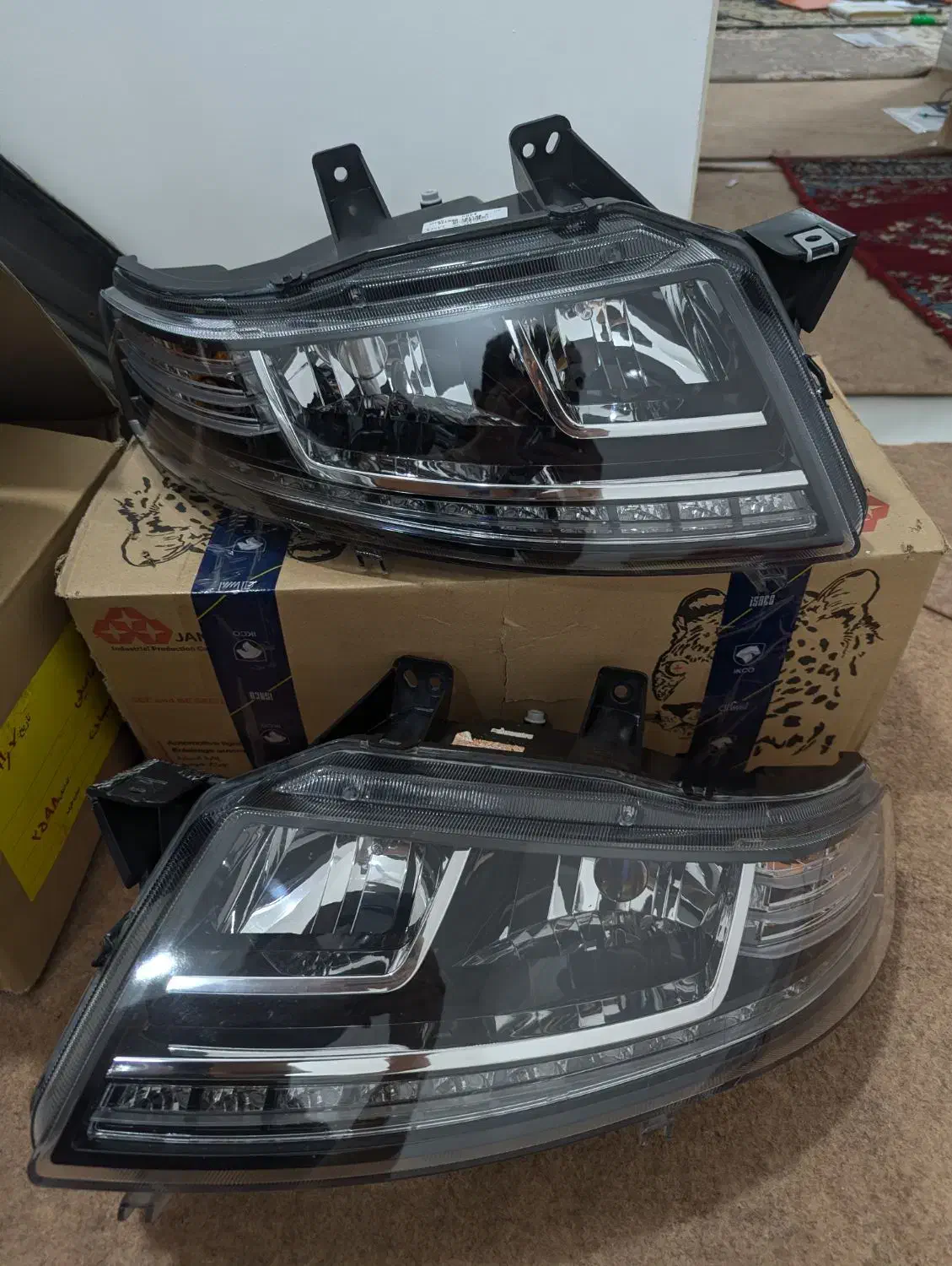 جفت چراغ جلو سورن پلاس وسپر جلو سورن وسینی فن سمند|قطعات یدکی و لوازم جانبی|بهبهان, |دیوار