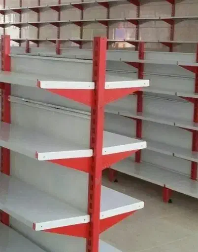 قفسه سفید قرمز لچکی خور**استند|فروشگاه و مغازه|صائین قلعه, |دیوار