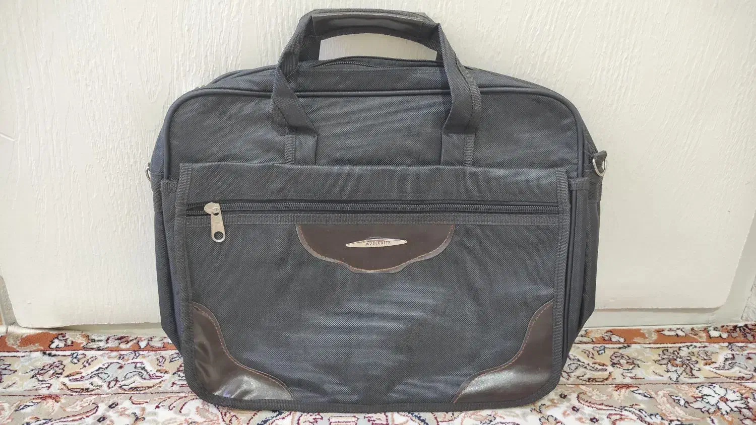 کیف دانشجویی لبتابی برزنتی و چرم|کیف، کفش، کمربند|مشکیندشت, |دیوار