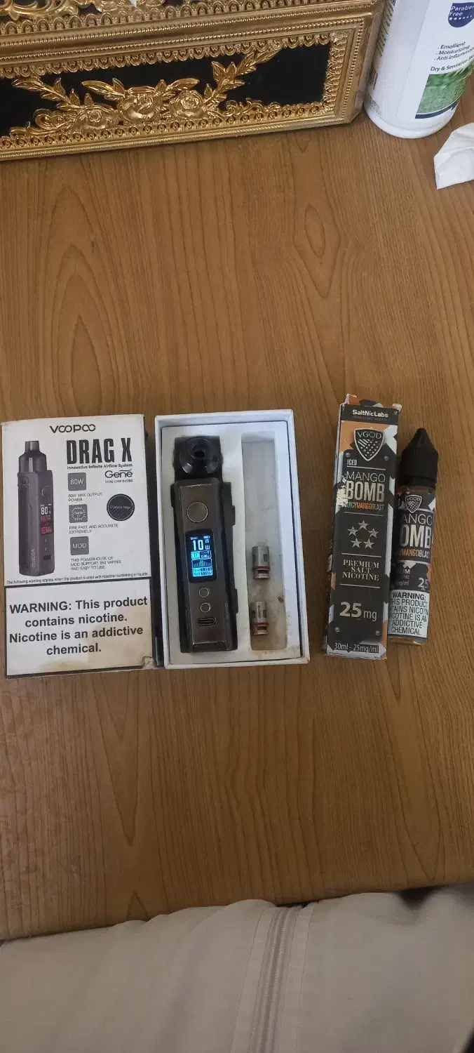 فروش ویپ/پادVOOPOO Drag X 100W،سالم و کم کار کرده.|زیورآلات و اکسسوری|شیراز, ارم|دیوار