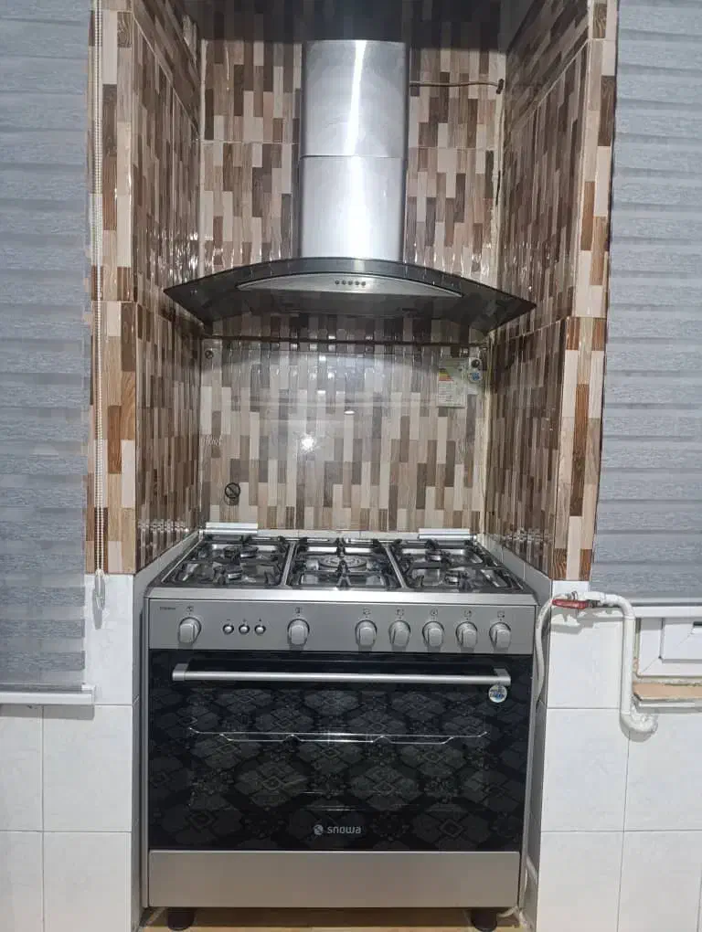 گاز 5 شعله و فر دار و جوجه گردان|اجاق گاز و لوازم برقی پخت‌وپز|اندیشه, اندیشه فاز ۲|دیوار