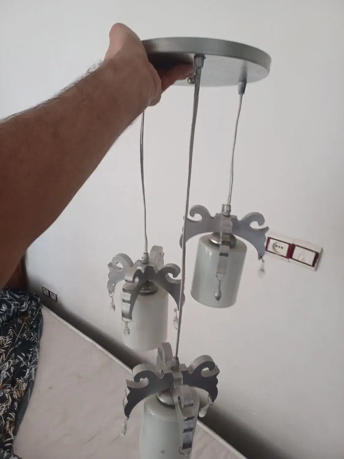 لوستر|لوستر و چراغ آویز|قدس, شهرقدس|دیوار