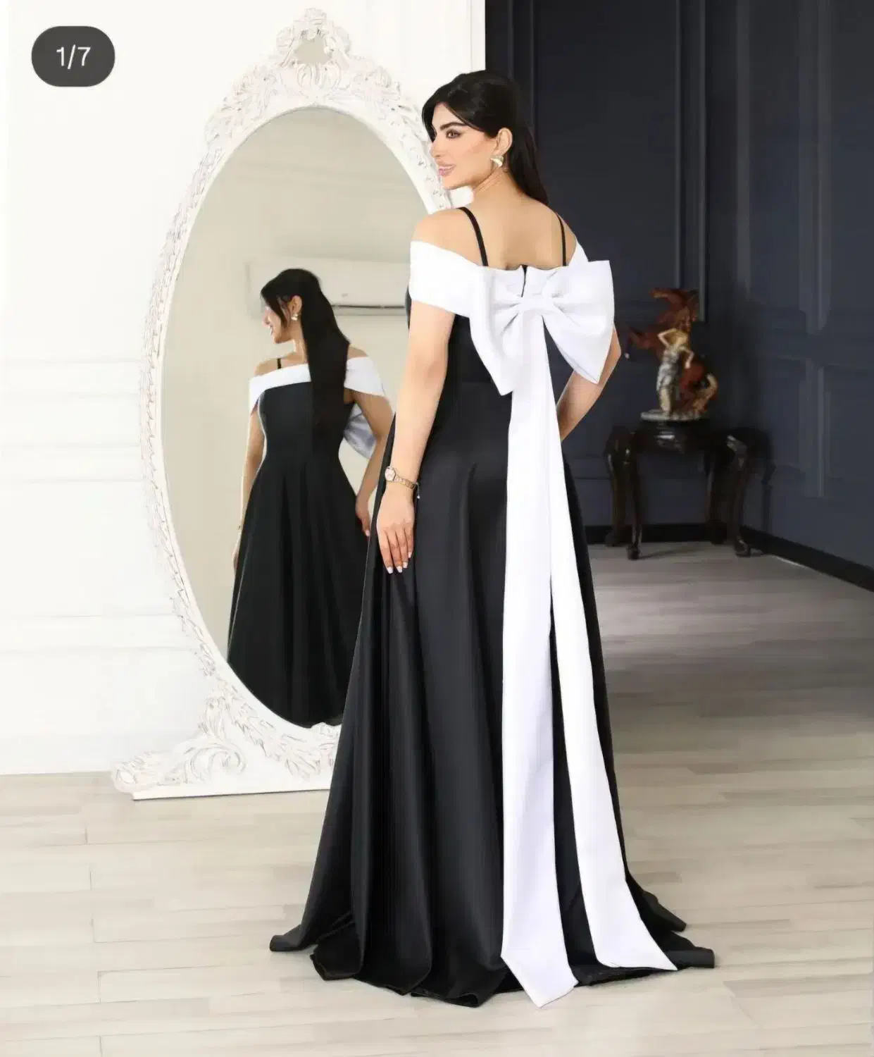 کرایه لباس مجلسی مزون دخترانه عروس نجمه صمدی|لباس|مشهد, قائم|دیوار