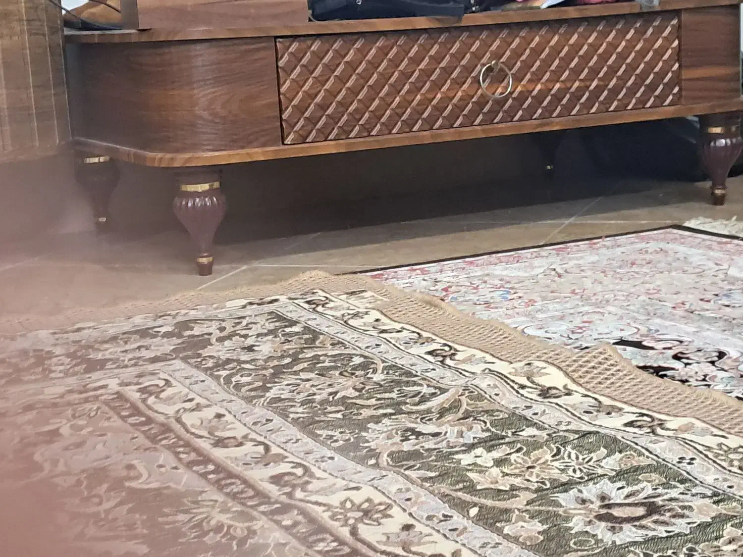 ست میز تی وی کنسول جلو مبلی عسلی|میز تلویزیون|گرگان, |دیوار