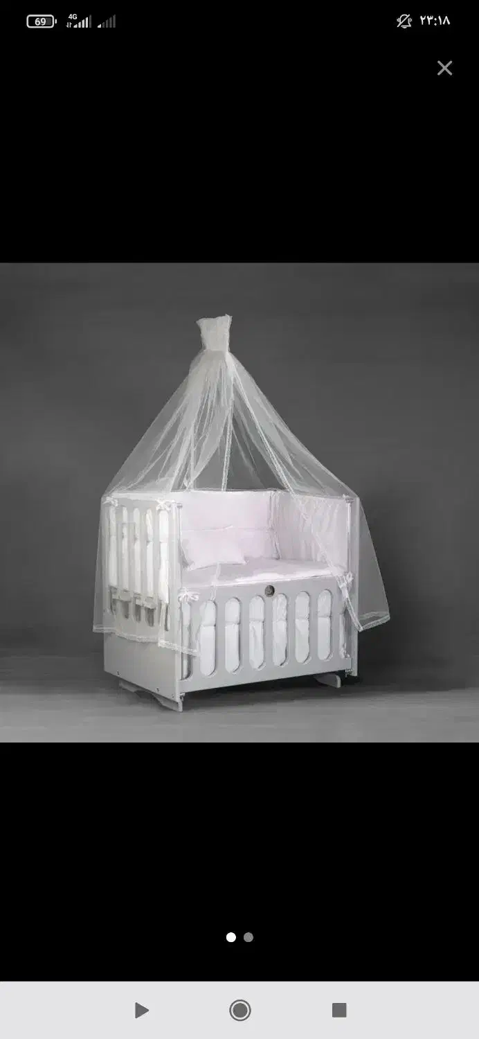 تخت خواب گهواره ای|اسباب و اثاث بچه|شهریار, رضی آباد بالا|دیوار