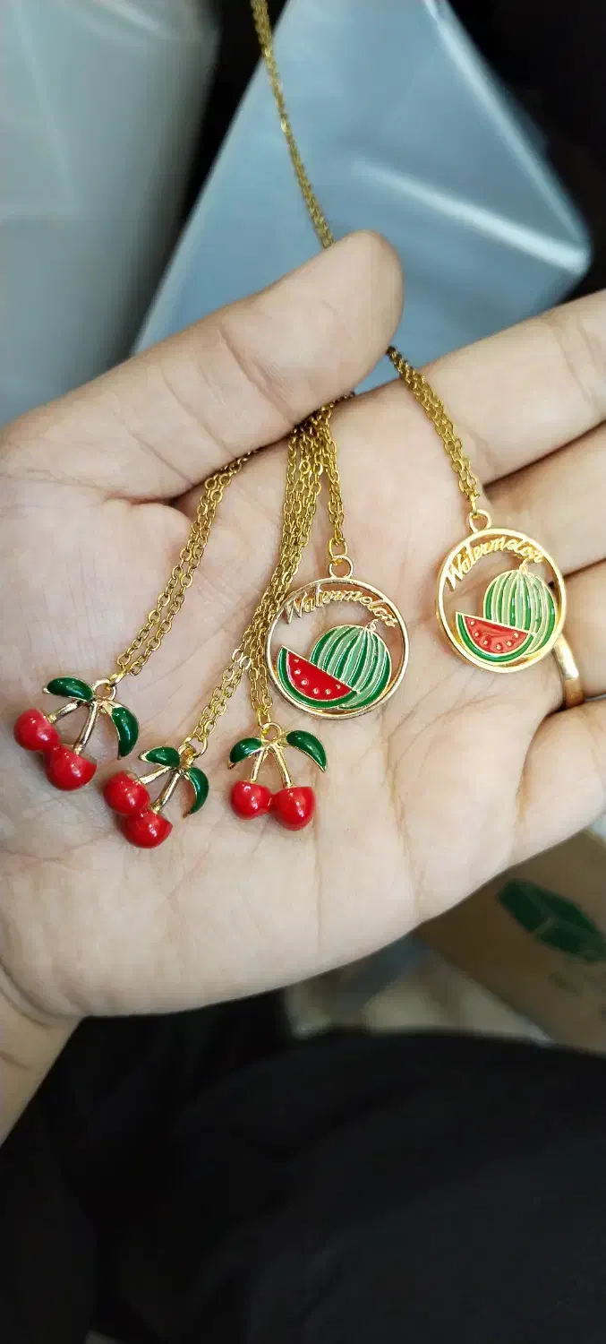 گردنبند هندوانه یلدا|بدلیجات|بم, |دیوار