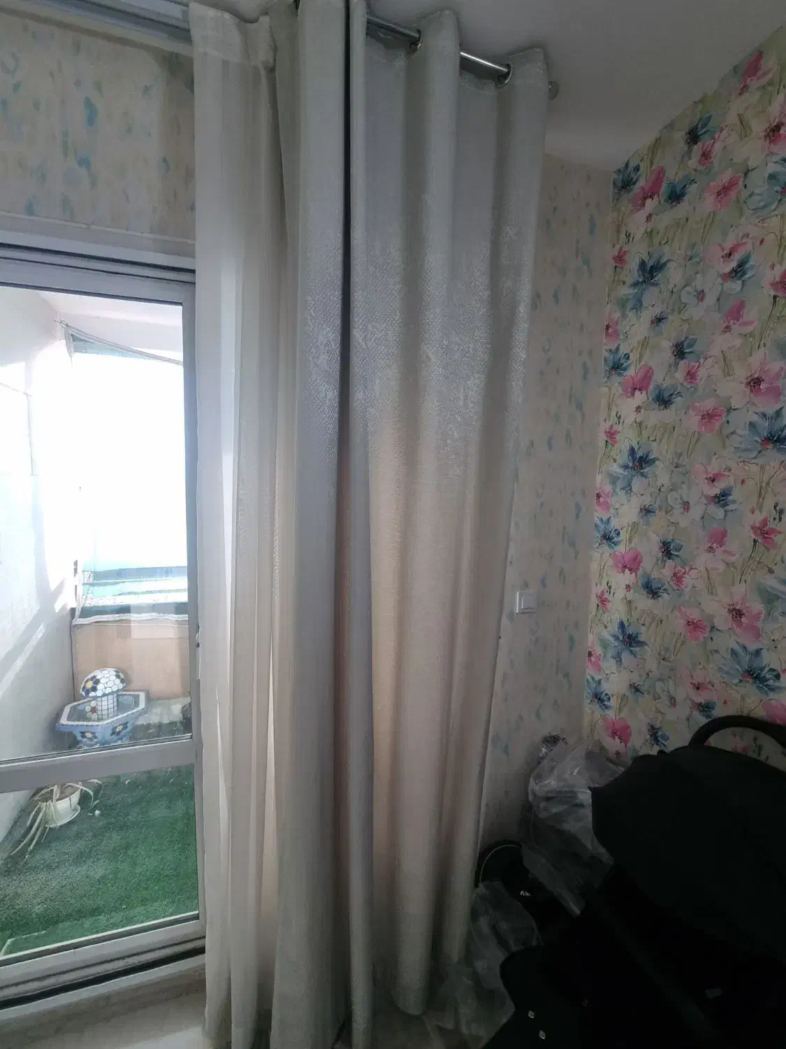 دستک پرده اتاق خواب|پرده، رانر، رومیزی|مشهد, حجاب (شهرک غرب)|دیوار