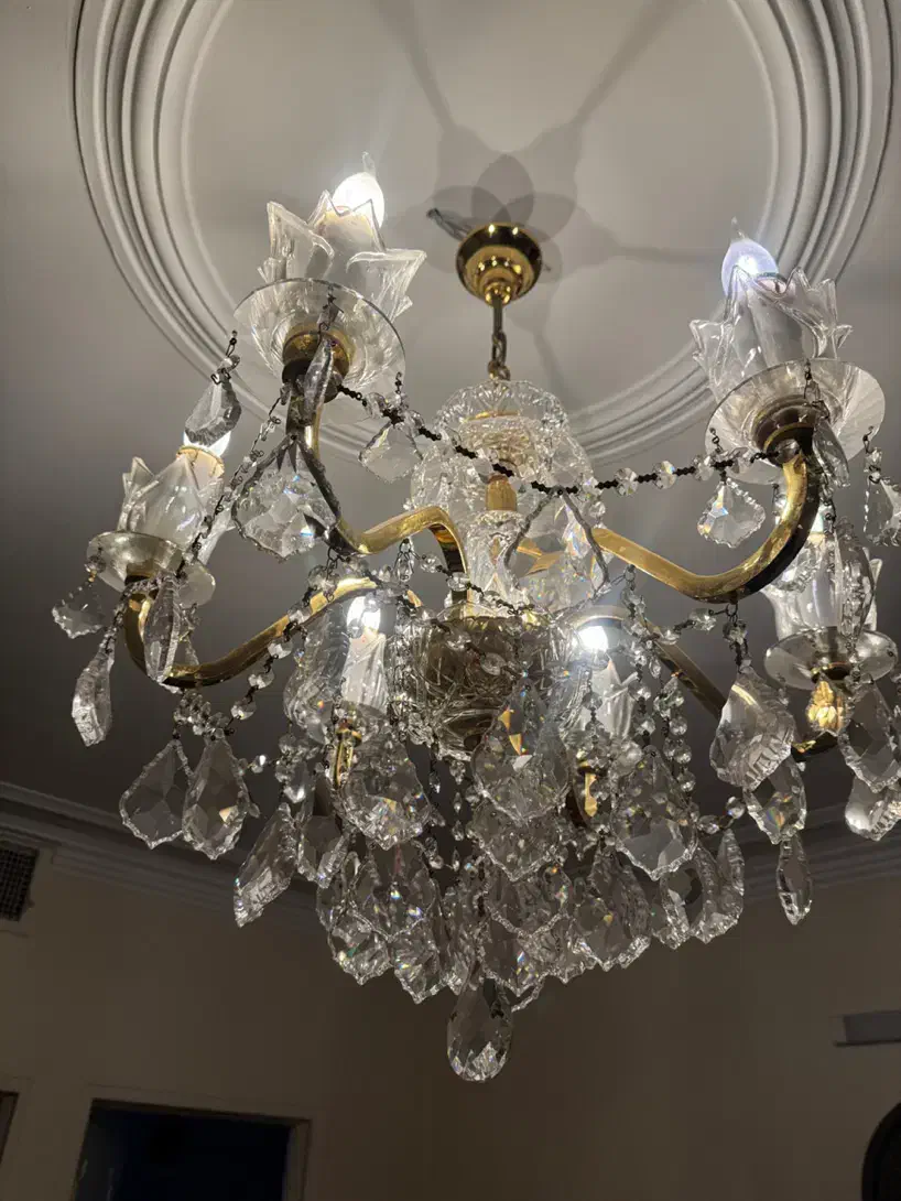 لوستر ۶شاخه ای دو عدد لوستر گویی ۲عدد|لوستر و چراغ آویز|تهران, امام حسین|دیوار