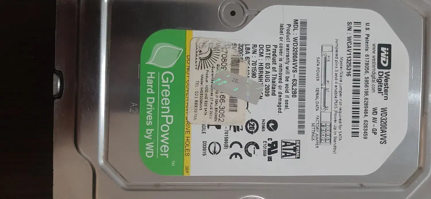 هارد ۵۰۰و ۳۲۰ گیگ|قطعات و لوازم جانبی رایانه|قم, ولیعصر|دیوار