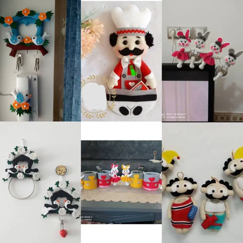 نمدیجات|صنایع دستی و سایر لوازم تزئینی|ماهان, |دیوار