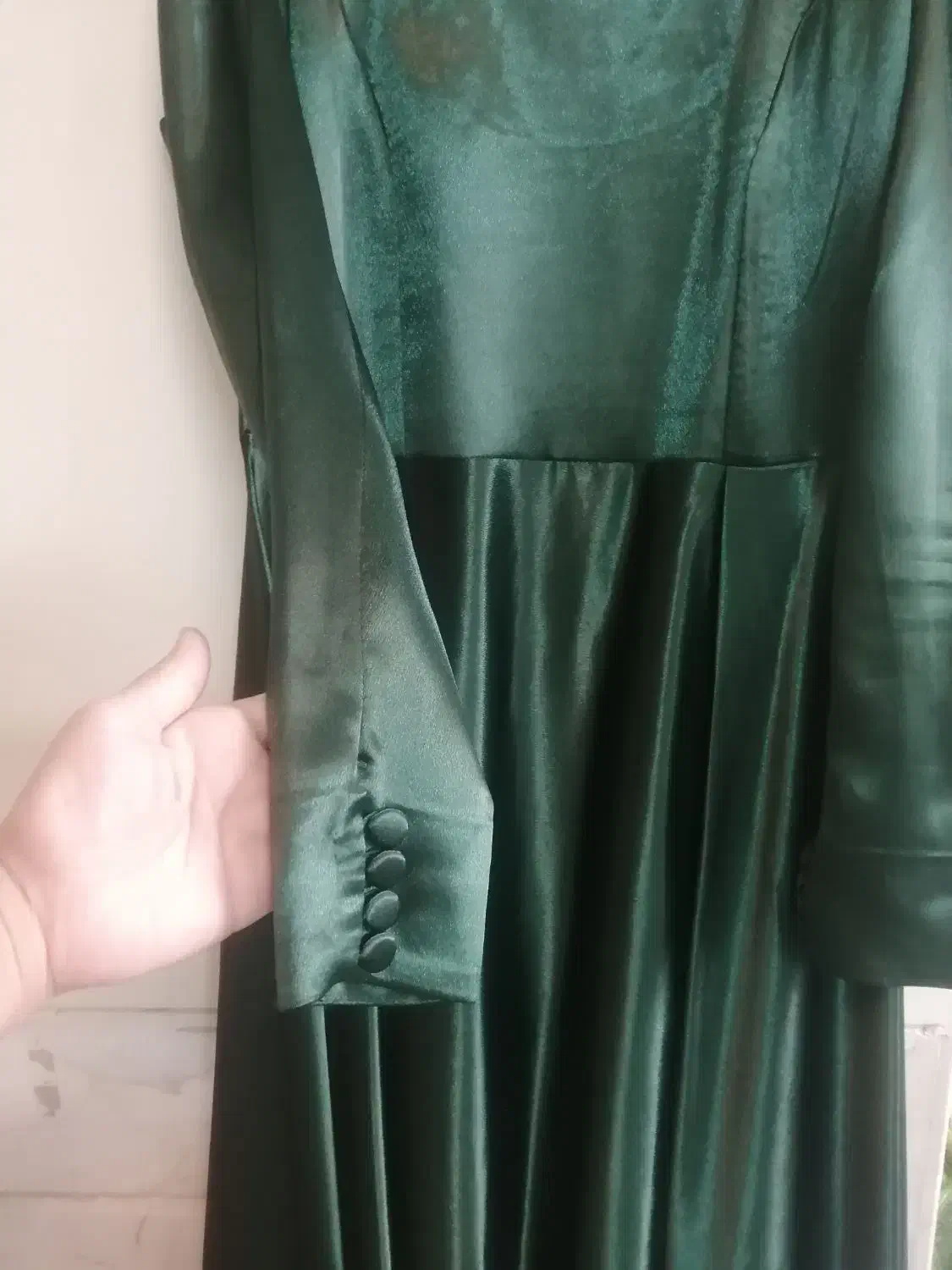 لباس مجلسی ساتن،سایز 42 و 44|لباس|نجفآباد, سعدی|دیوار