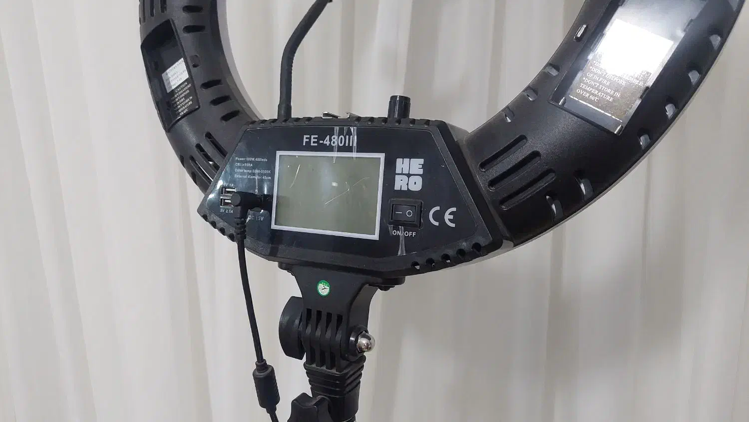 رینگ لایت هیرو اورجینال|دوربین عکاسی و فیلم‌برداری|گرگان, |دیوار