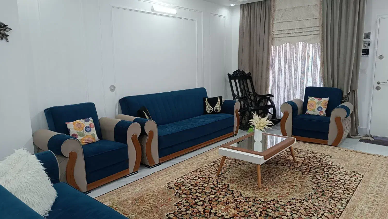 مبل تخت شو ۱۰ نفره|مبلمان خانگی و میز عسلی|آشخانه, |دیوار