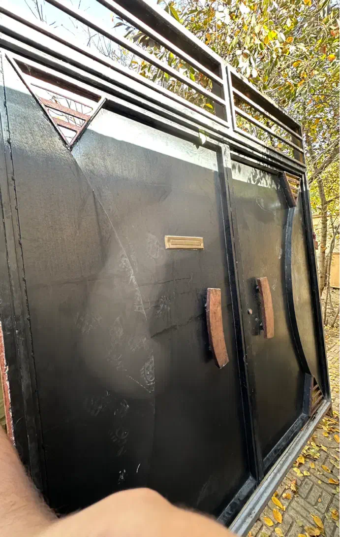 درب حیاط منزل 2x2.5|مصالح و تجهیزات ساختمان|نمین, |دیوار