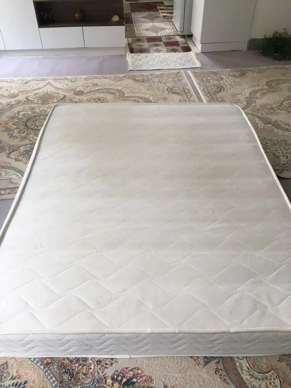 تشک 2 نفره رویال دو نفره 2*160 در حد نو|تشک تختخواب|دیواندره, |دیوار