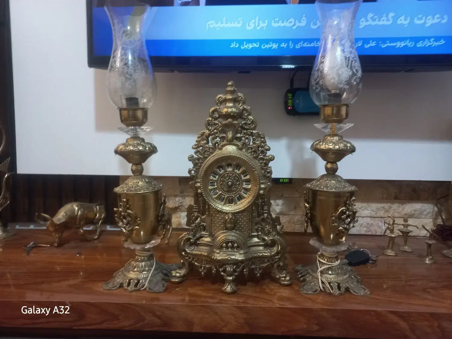 شمعدانی و ساعت|ساعت دیواری و تزئینی|تبریز, |دیوار