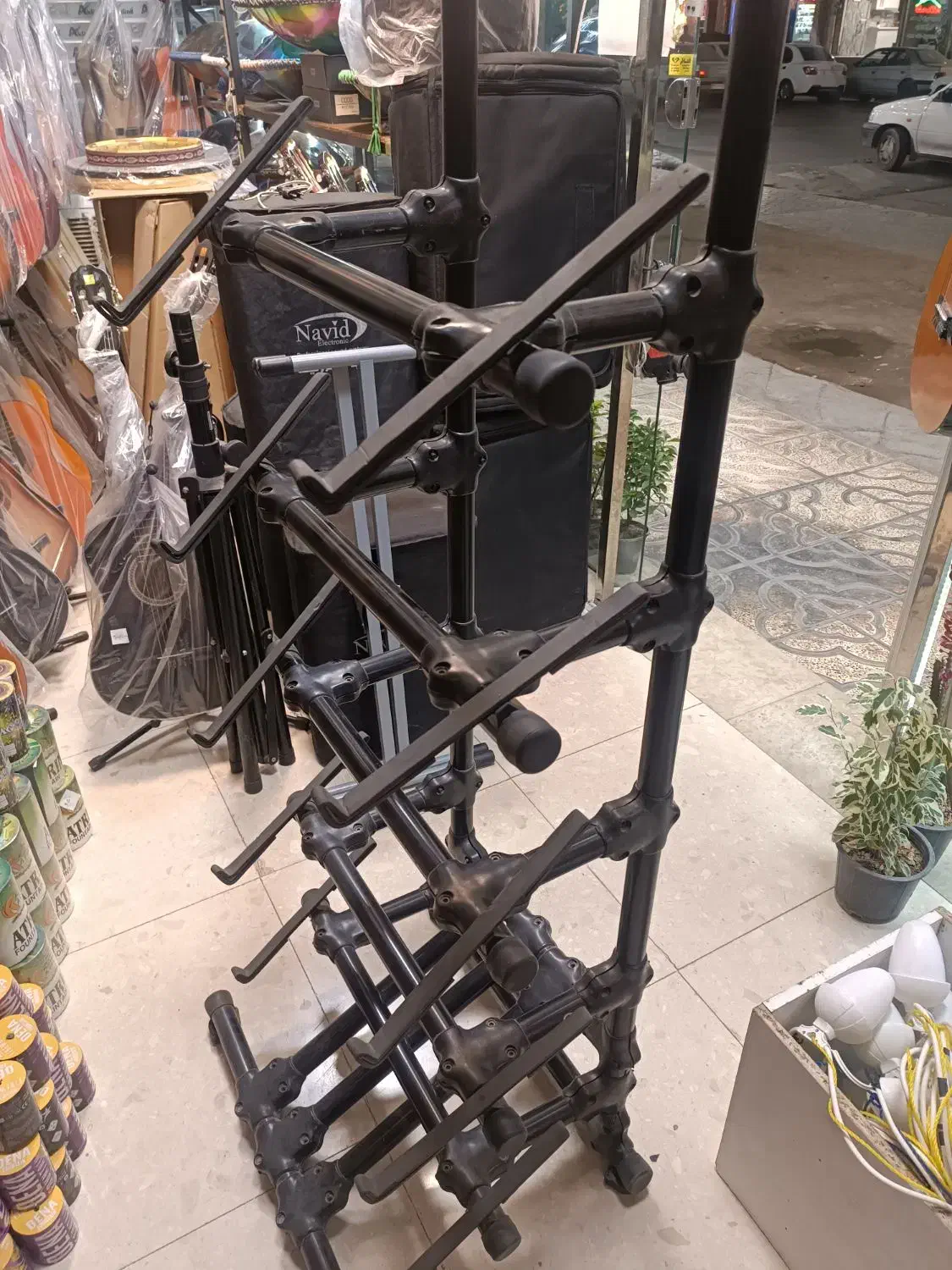 پایه ایستاده ارگ 5طبقه|پیانو، کیبورد، آکاردئون|نسیمشهر, |دیوار