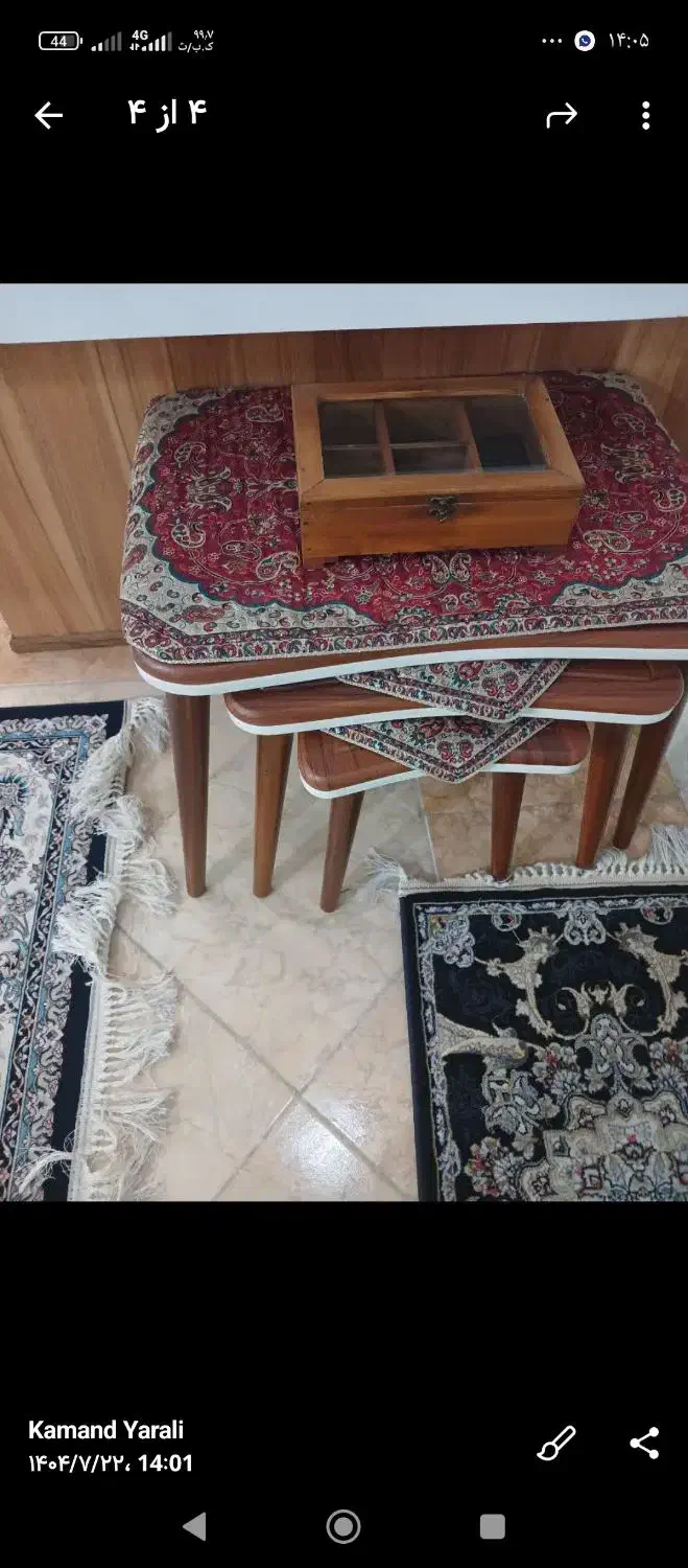 مبلمان 7نفره در حد نو|مبلمان خانگی و میز عسلی|شاهین‌شهر, طالقانی|دیوار