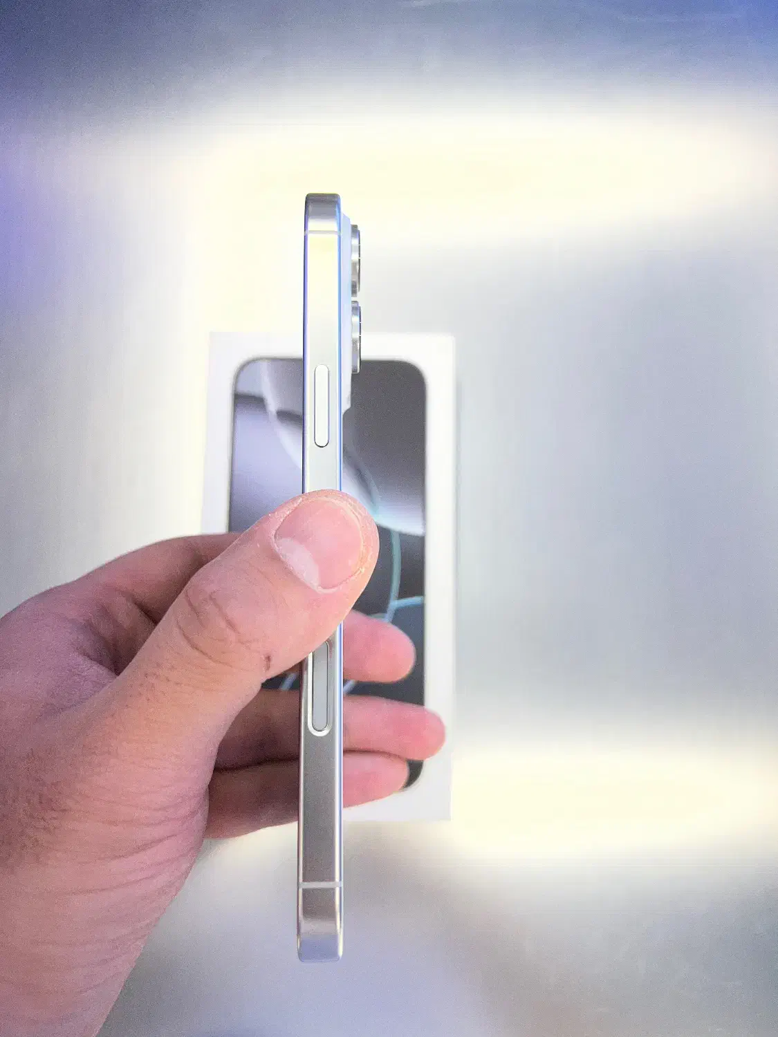 آیفون 16 پرو مکس 256 ZA باتری ۱۰۰ سایکل ۹۱|موبایل|تهران, سیمای ایران|دیوار