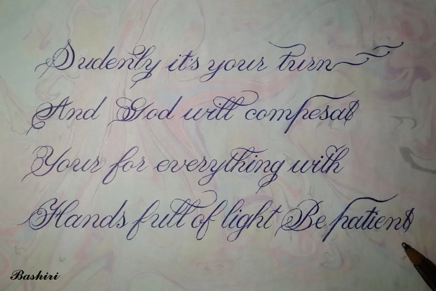 خوشنویسی لاتین|خدمات آموزشی|تهران, صادقیه|دیوار