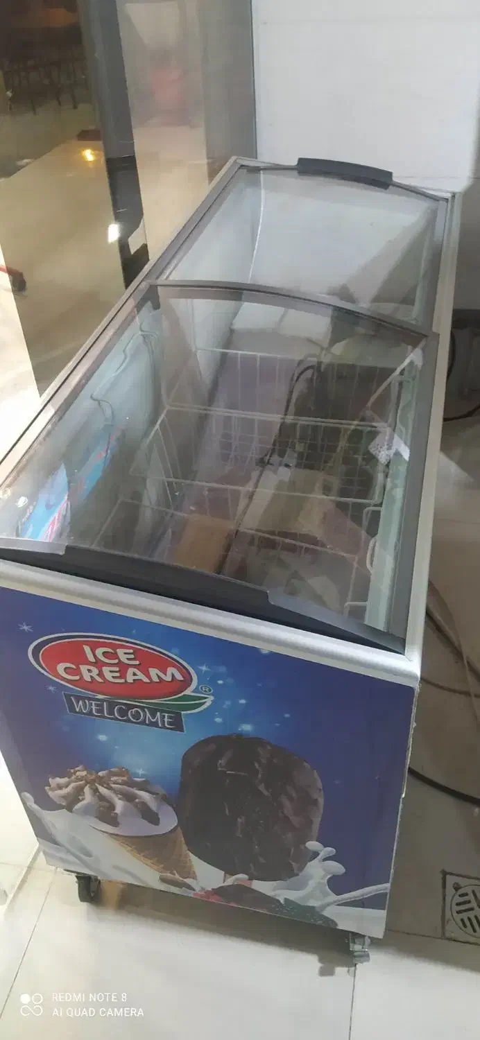 یخچال فریزر صندوقی ویترینی|یخچال و فریزر|زرقان, |دیوار