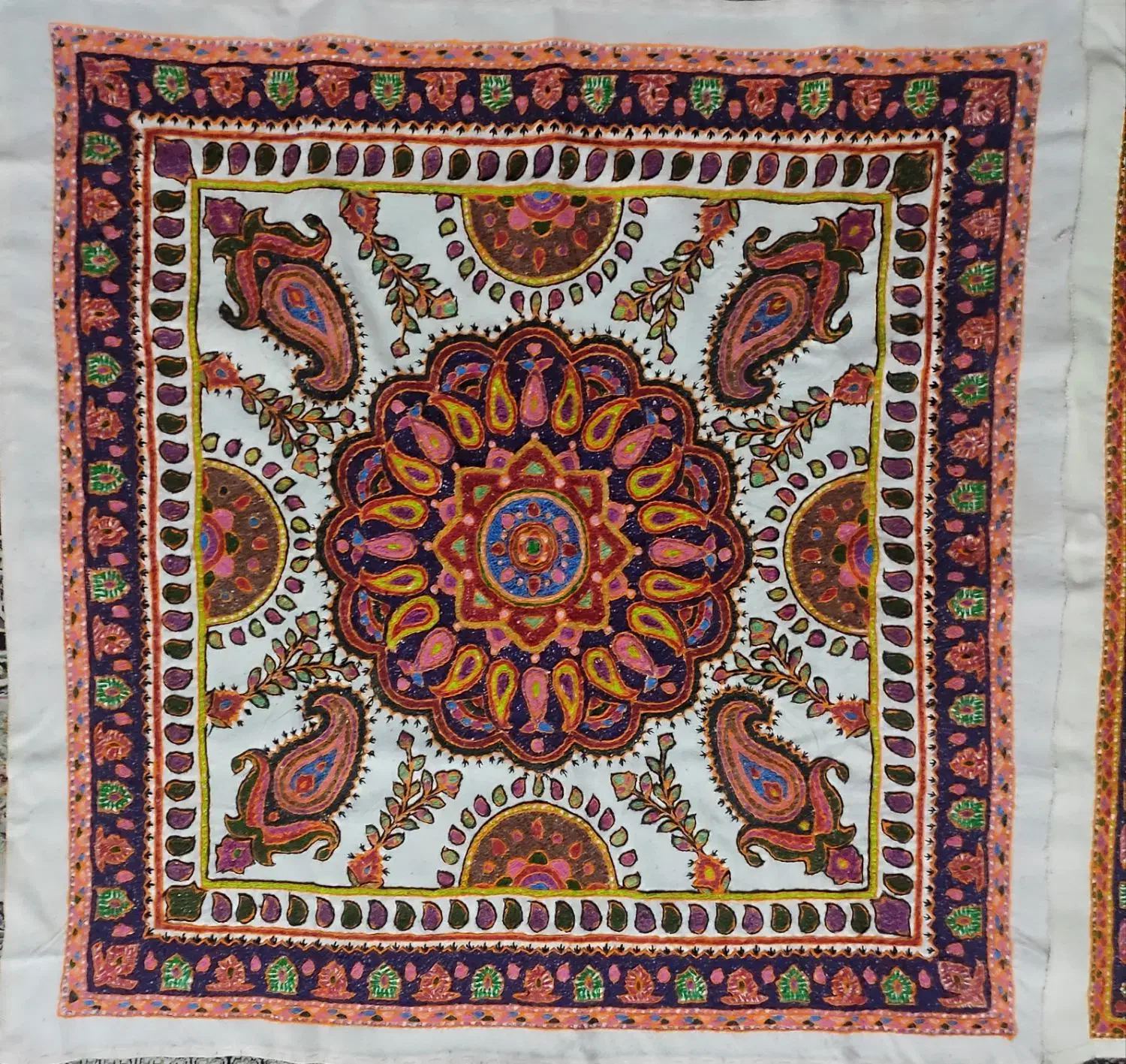 پته دست باف|پرده، رانر، رومیزی|سیرجان, |دیوار