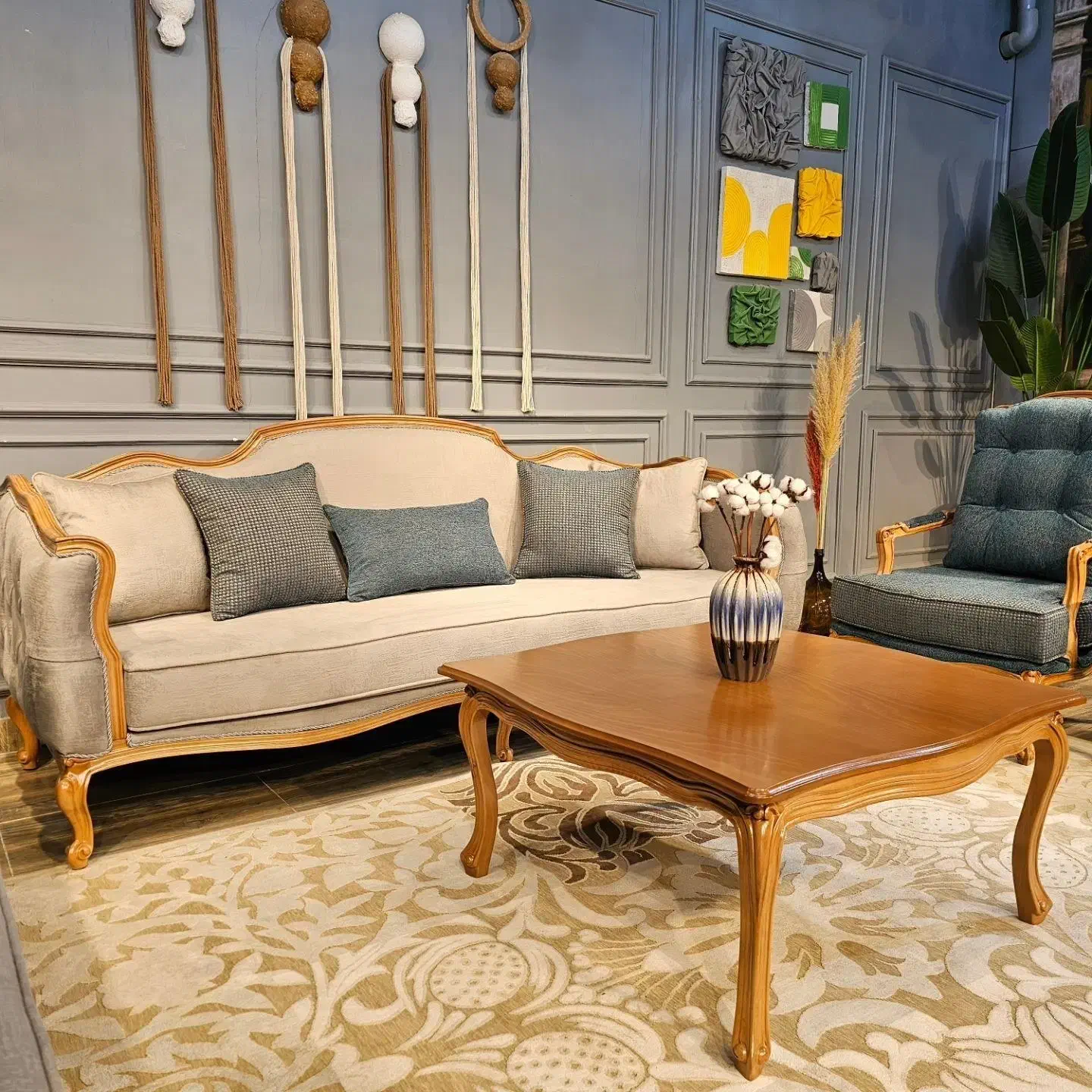 مبل سلطنتی کلاسیک فرانسوی/کویین مصری راحتی/|مبلمان خانگی و میز عسلی|گلستان (تهران), |دیوار