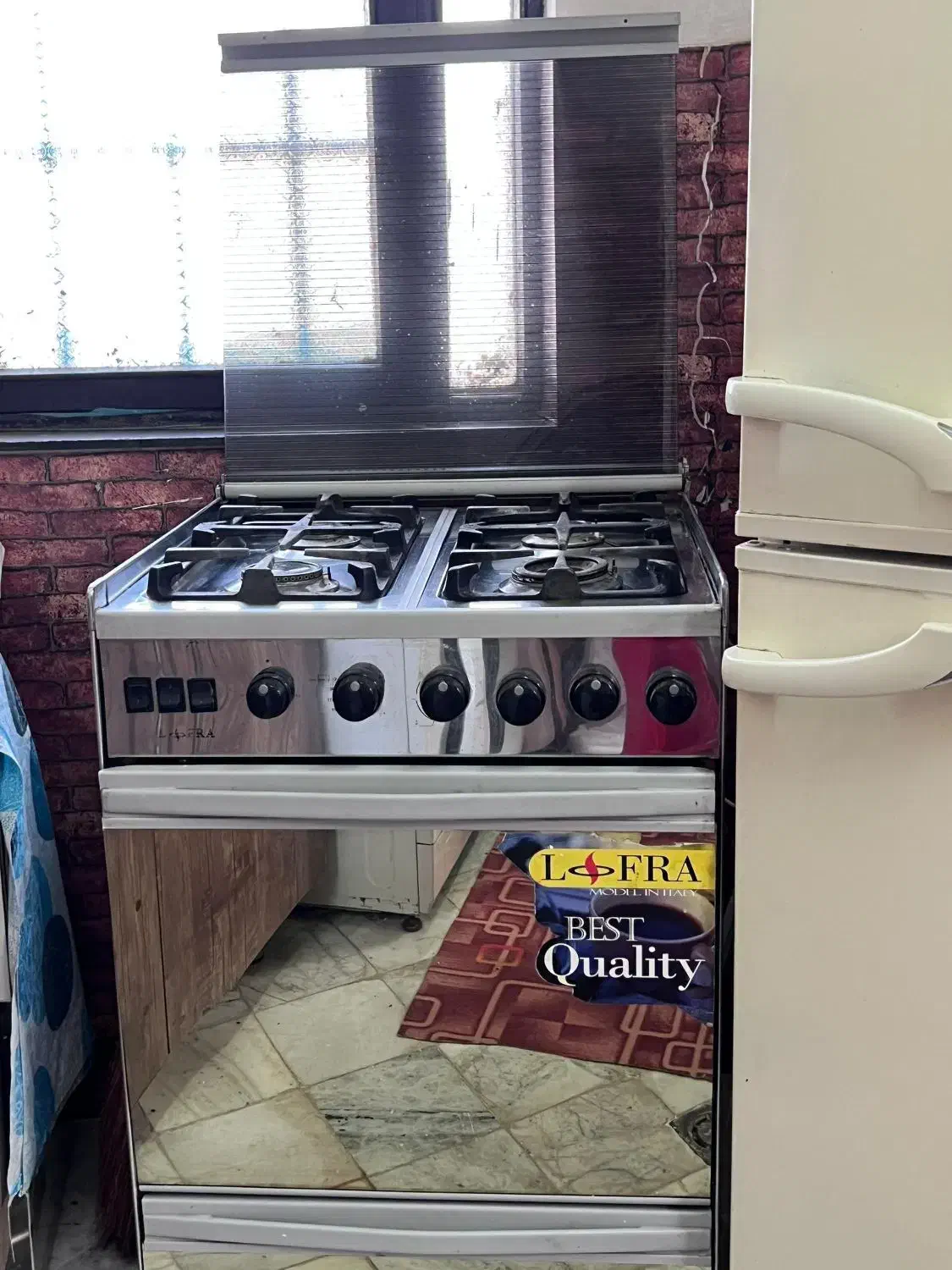 اجاق گاز فردار لوفرا ۴شعله|اجاق گاز و لوازم برقی پختوپز|شهریار, شهرک بهاران (ویره)|دیوار