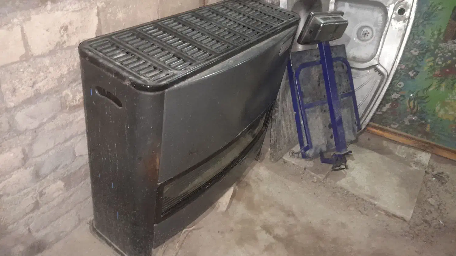 بخاری جهان افروز|بخاری، هیتر، شومینه|پاکدشت, پاکدشت (مامازند)|دیوار