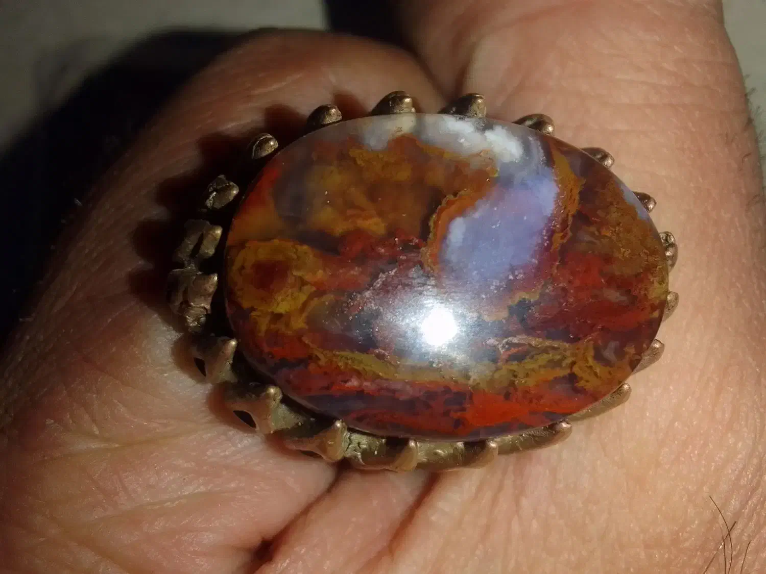 انگشتر نقره دست ساز مهر خورده|کلکسیون اشیاء عتیقه|تهران, مولوی|دیوار