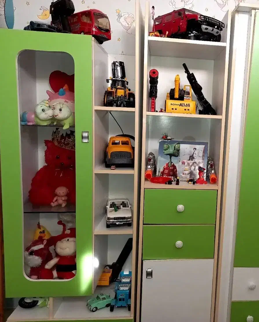 سرویس کمد و تختخواب کودک جادار|تخت و سرویس خواب|آبسرد, |دیوار