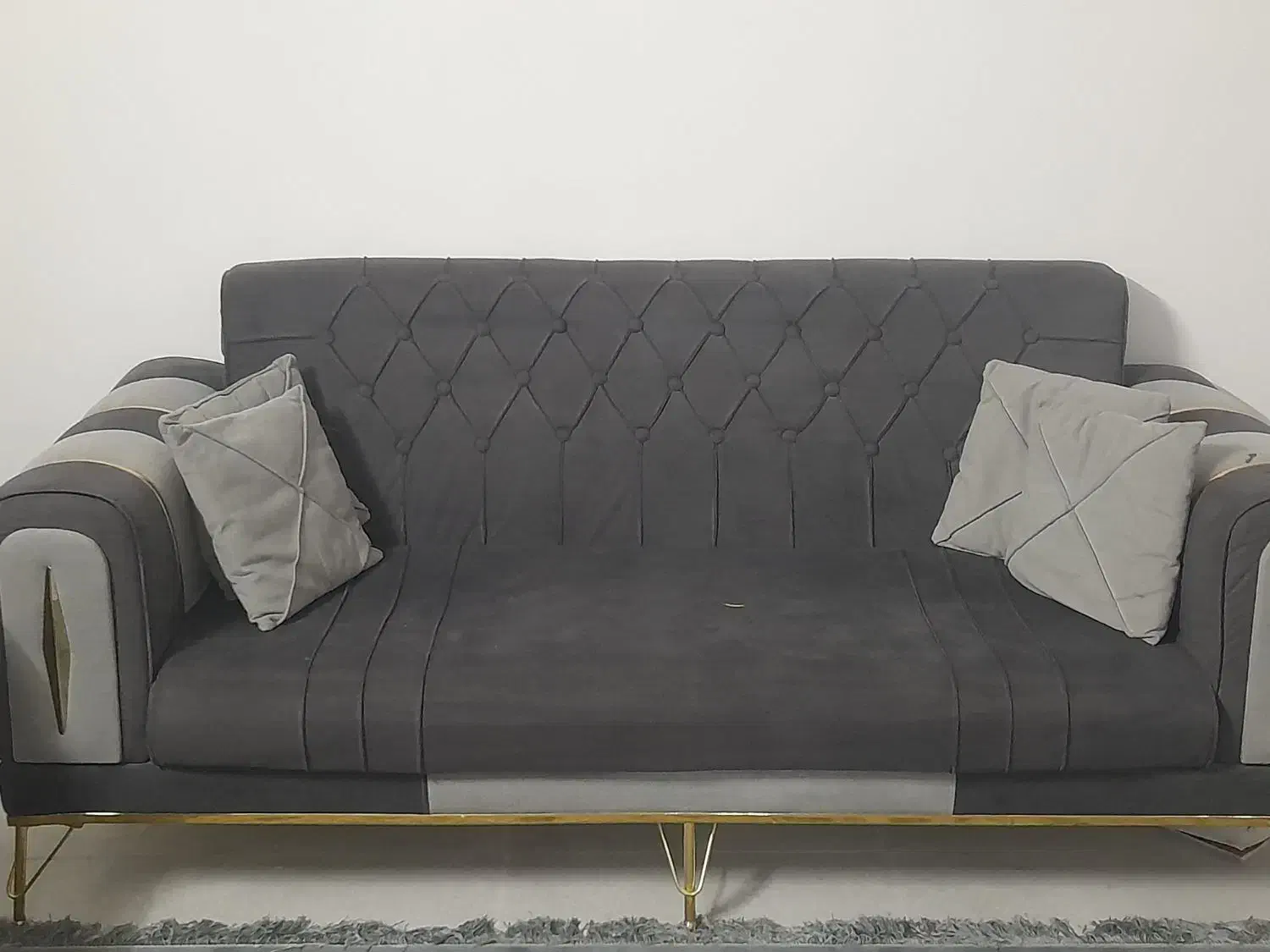 مبلمان ۷ نفره در حد نو|مبلمان خانگی و میز عسلی|ساوه, |دیوار