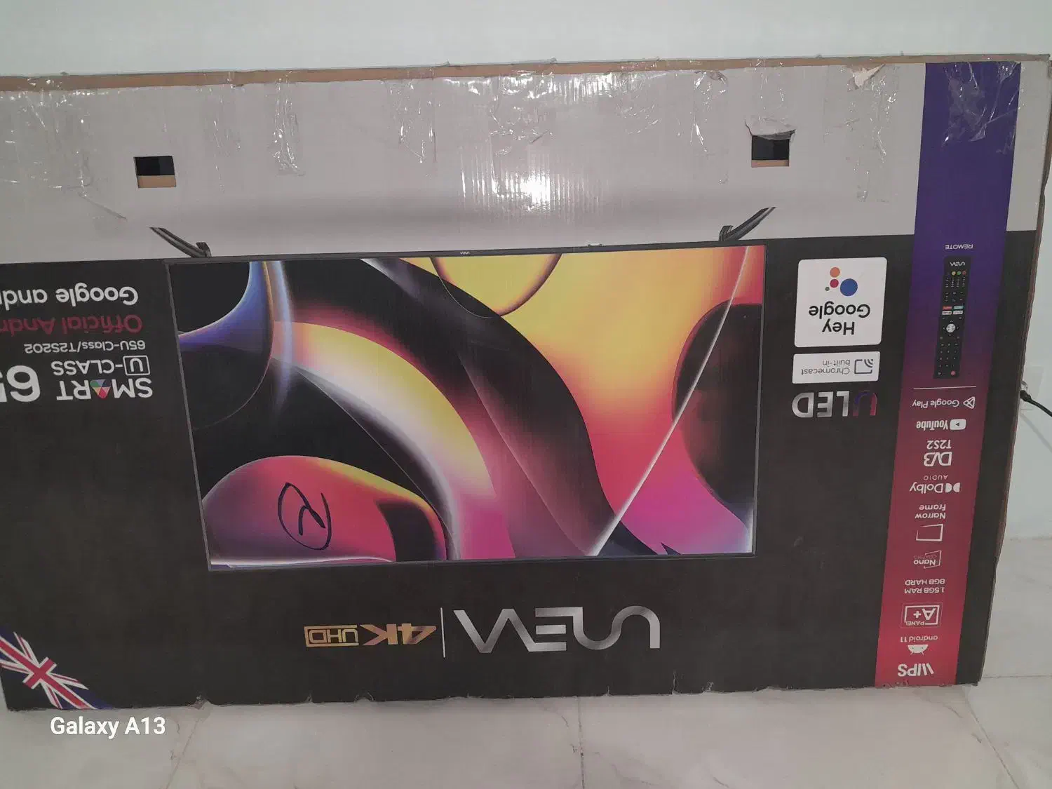 تلویزیون 65 هوشمند فورکی یونیوا|تلویزیون و پروژکتور|خرمآباد, |دیوار