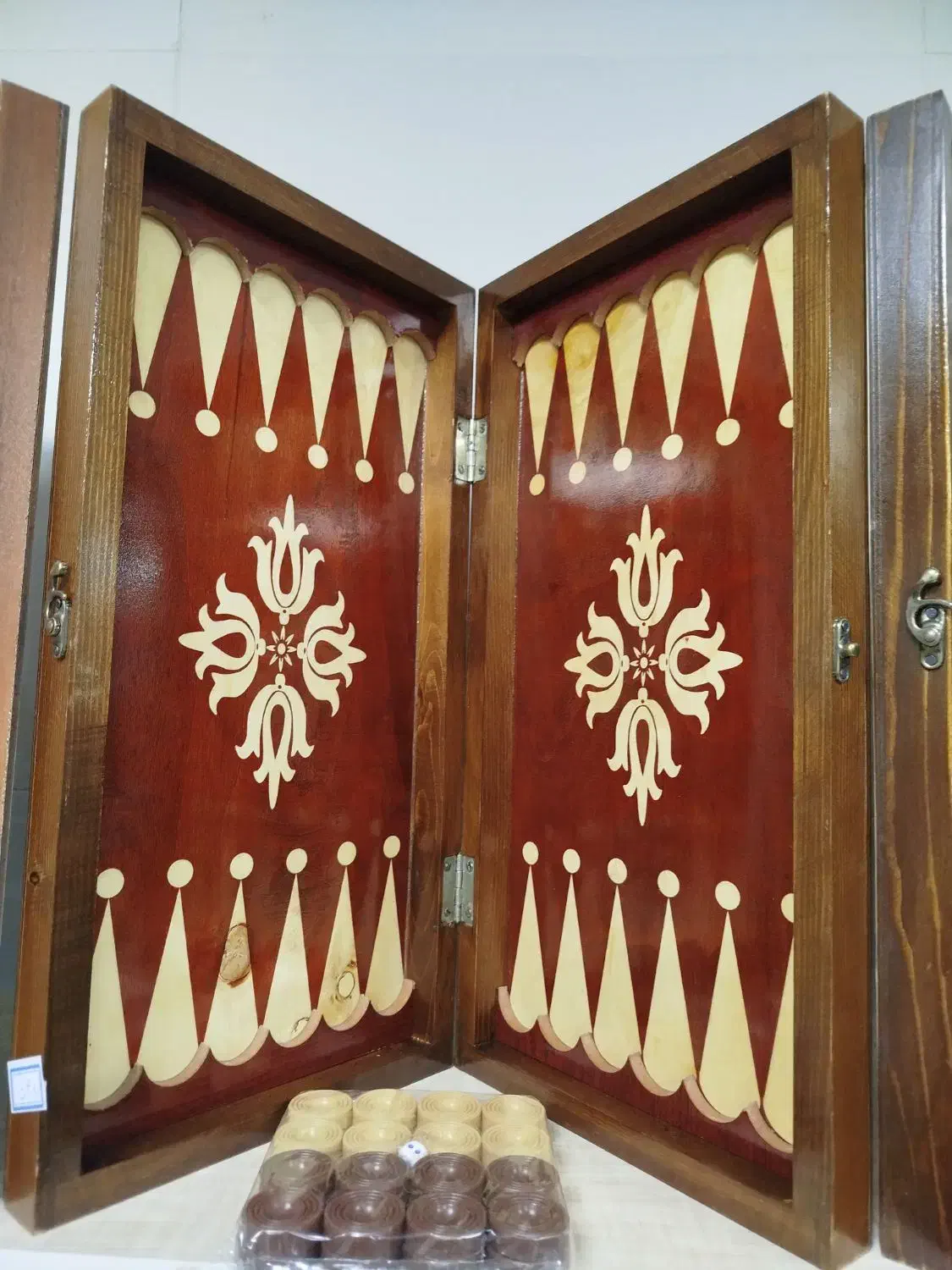 تخته نرد چوبی (گالری چوبی جات در مکان جدید)|اسباب‌‌بازی|بیرجند, |دیوار