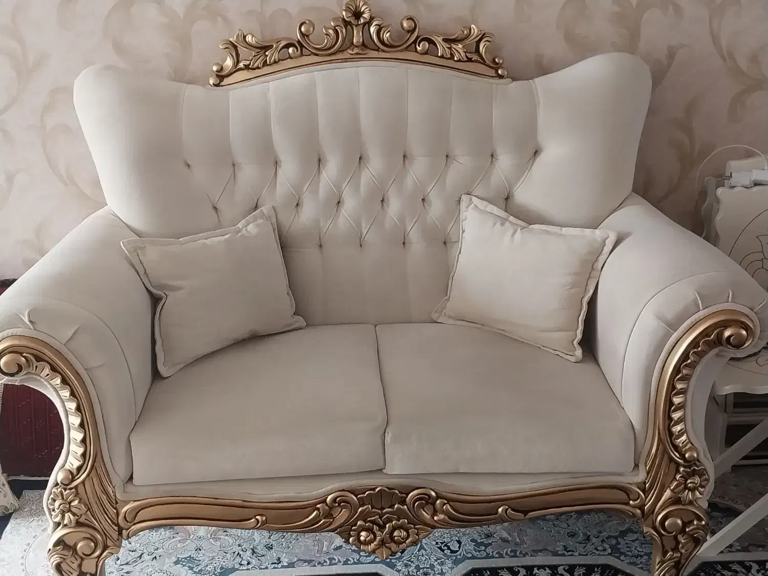 مبل سلطنتی ۷ نفره|مبلمان خانگی و میز عسلی|قوچان, |دیوار