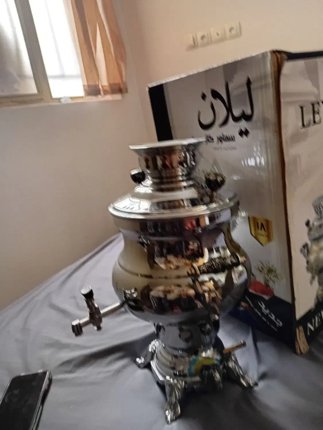 سماور وتشک|تشک تختخواب|میانه, |دیوار