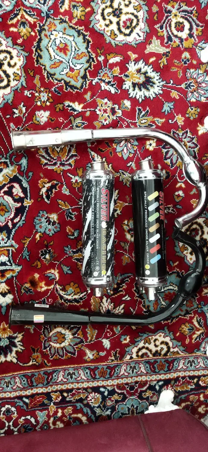 اگزوز قهرمانی هندا 125.150.200.250خوش صدا حرفه ای|قطعات یدکی و لوازم جانبی|قزوین, |دیوار