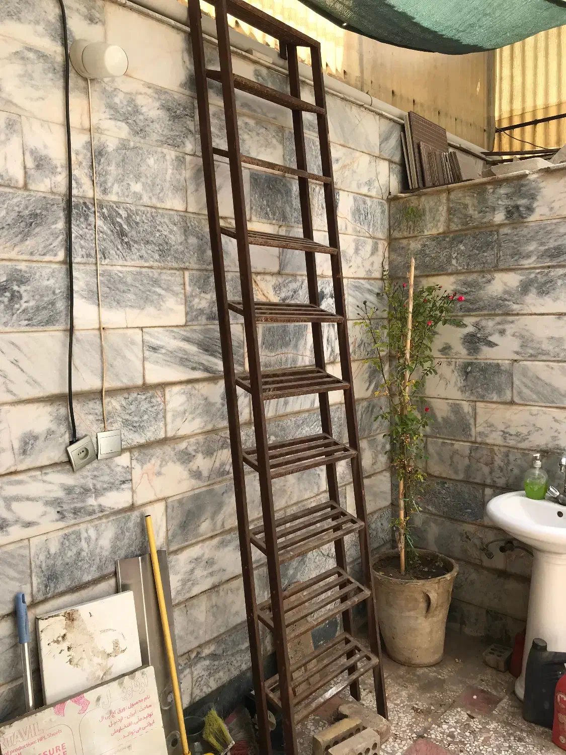 راه پله آهنی|مصالح و تجهیزات ساختمان|مشهد, حجت|دیوار