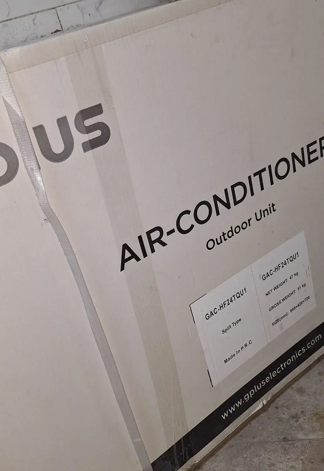 یونیت بیرونی کولر گازی جی پلاس|کولر گازی و فن‌کوئل|پردیس, فاز ۱|دیوار