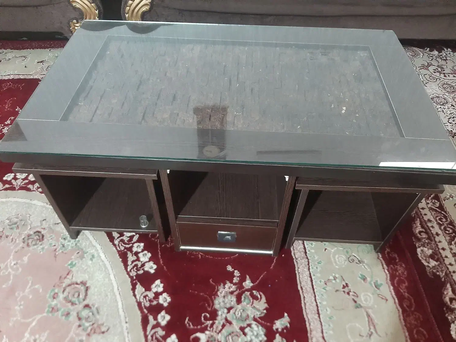 میزجلومبلی با دو کشو و4 میز عسلی|مبلمان خانگی و میز عسلی|بابل, |دیوار