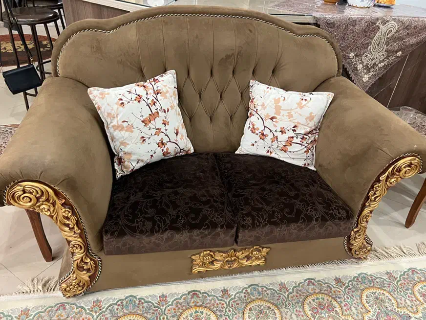 مبل هفت نفره در حد نو|مبلمان خانگی و میز عسلی|یزد, |دیوار